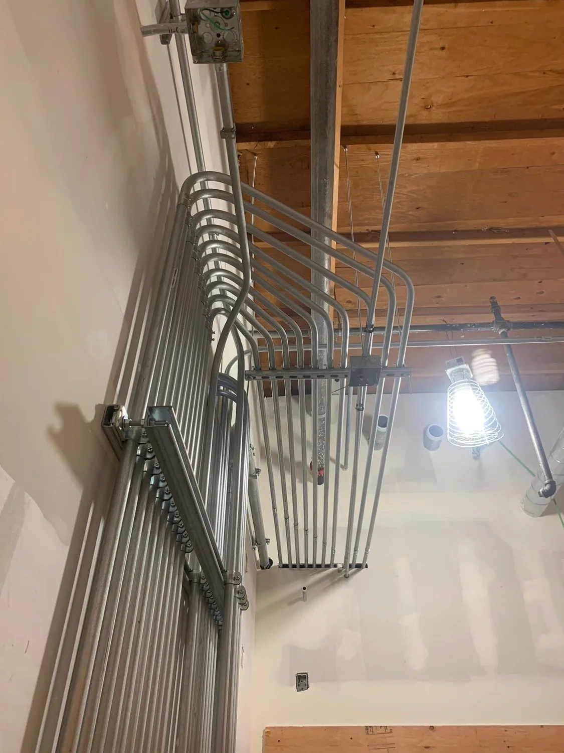 New construction electrical rough in by Gray Electric