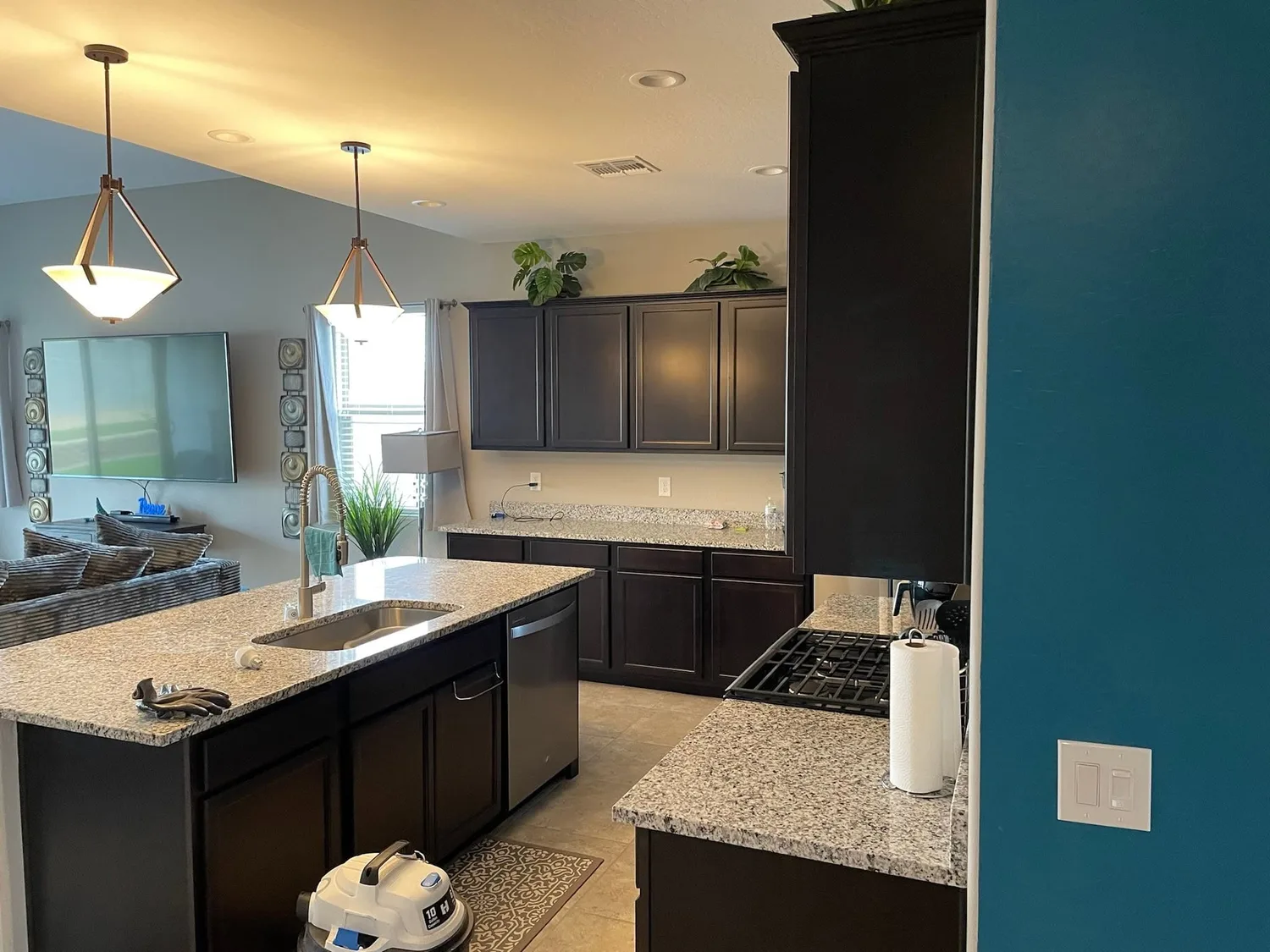 Remodeled kitchen wired by Gray Electric